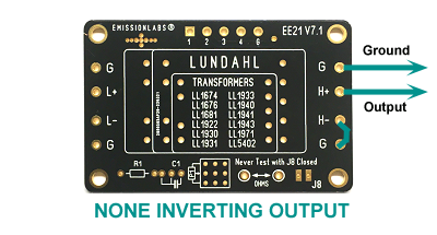 None Inverting Outut with Lundahl Tramsformers
